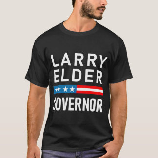 Camiseta Larry Elder para Governador da Califórnia Vote Lar
