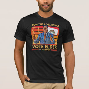 Camiseta Larry Elder para o Governador da Califórnia Victi
