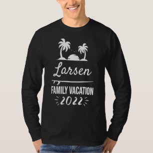 Camiseta Larsen Family Vacation Tropical Group Trip Beach