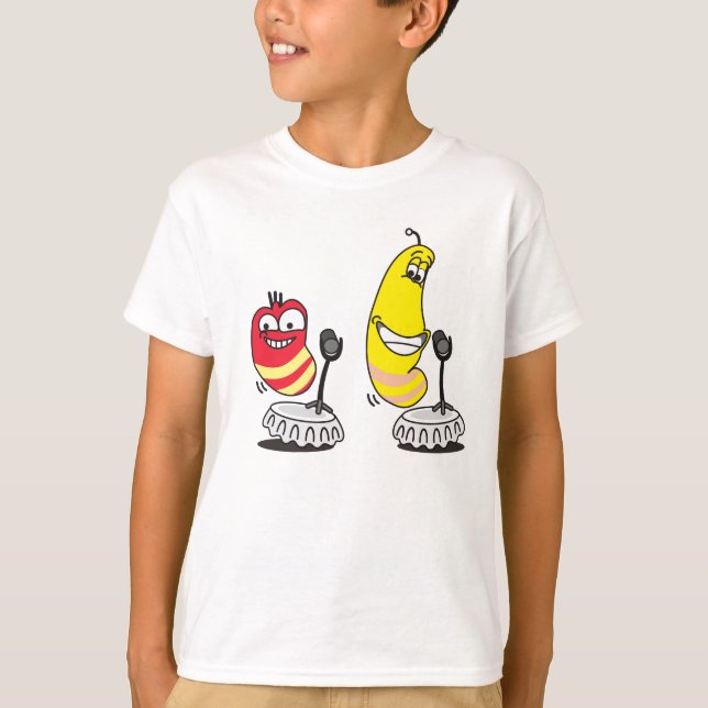 Camiseta larva - cante (Frente)