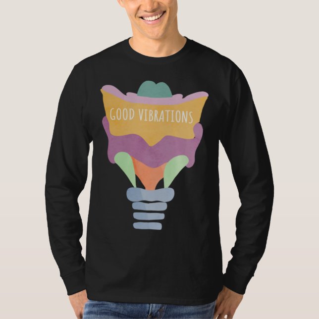 Camiseta Larynx Pun Good Vibrations (Frente)