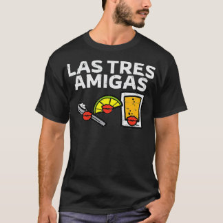 Camiseta Las Tres Amigas Salt Lime Tequila Cinco De Mayo Me