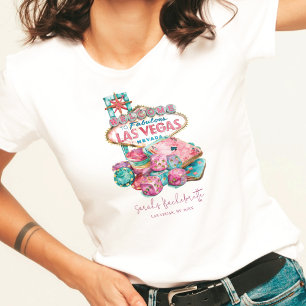 Camiseta Las Vegas Bachelorette Luxury Watercolor