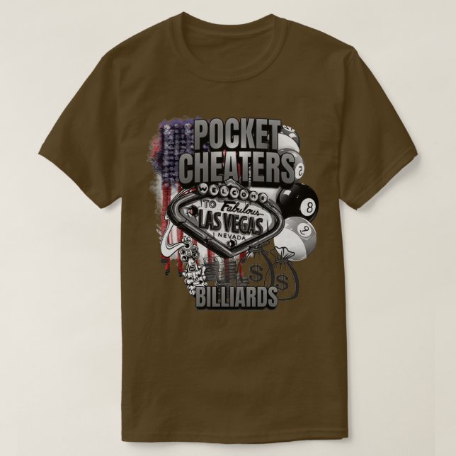 CAMISETA LAS VEGAS BILLIARD (Frente do Design)