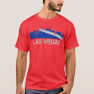 Camiseta Las Vegas Flag Skyline Nevada