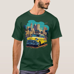 Camiseta Las Vegas Focou No Chevrolet Bel Air De 1955