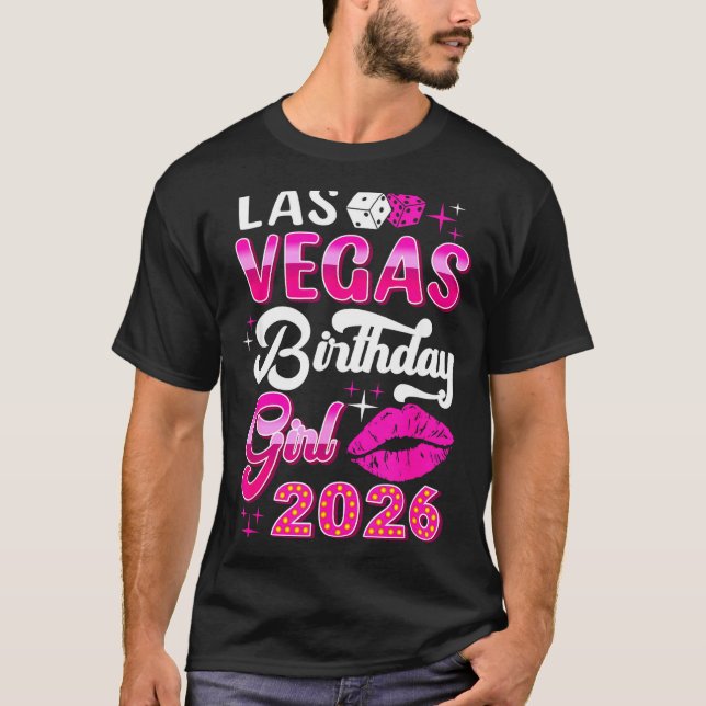 Camiseta Las Vegas Girls Trip 2026 Cruise Trip Matching Bir (Frente)
