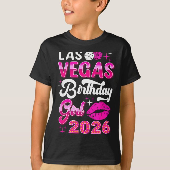 Camiseta Las Vegas Girls Trip 2026 Cruise Trip Matching Bir (Frente)