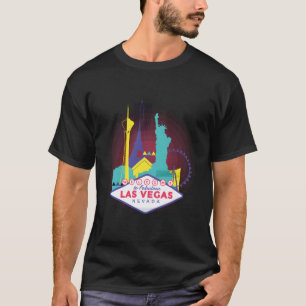 Camiseta Las Vegas Nevada horizonte de Las Vegas