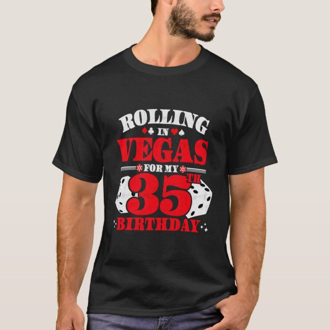 Camiseta Las Vegas Rolling Em Vegas 35º (Frente)