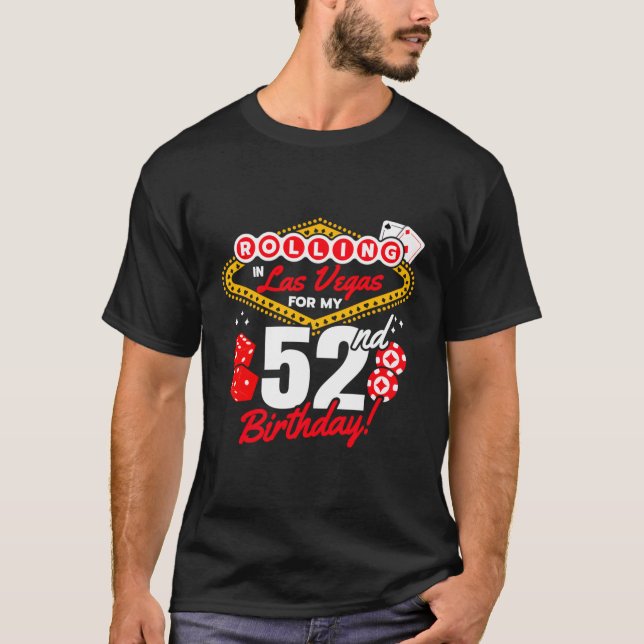 Camiseta Las Vegas Rolling In Vegas 52Nd (Frente)