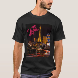 Camiseta Las Vegas Shirt Vegas Strip Night Souvenir An