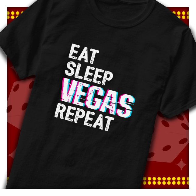 Camiseta Las Vegas Trip Come Sleep Vegas Repete Las Vegas (Criador carregado)