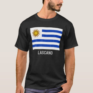 Camiseta Lascano Uruguai Flag Emblem Escudo Bandera