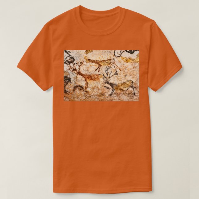 Camiseta Lascaux Three Deer (Frente do Design)
