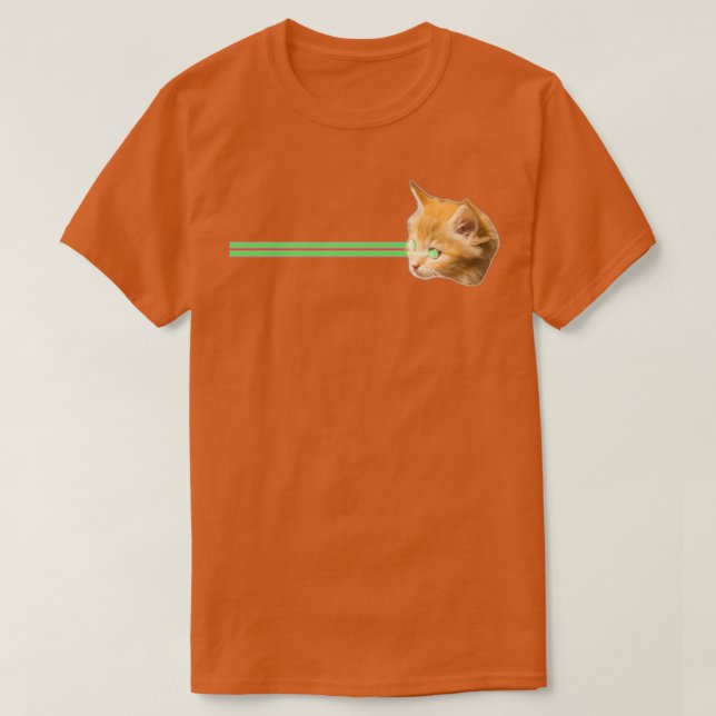 Camiseta Laser Kitten (Frente do Design)