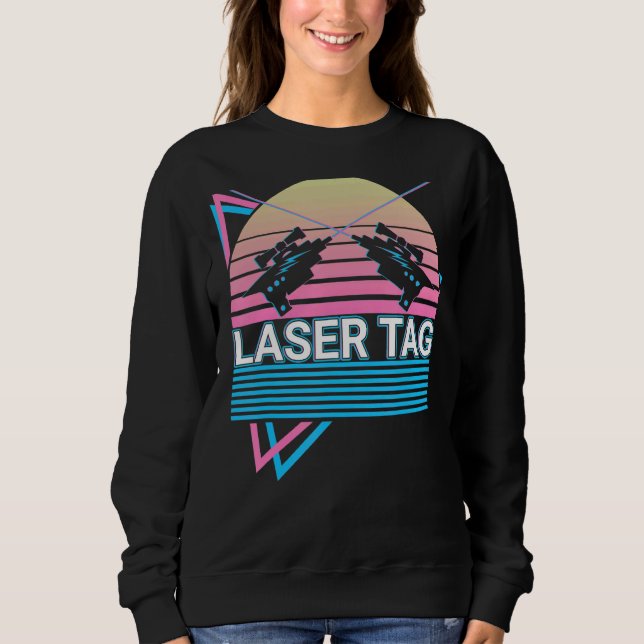 Camiseta Laser Tag Game Lasertag Retro (Frente)