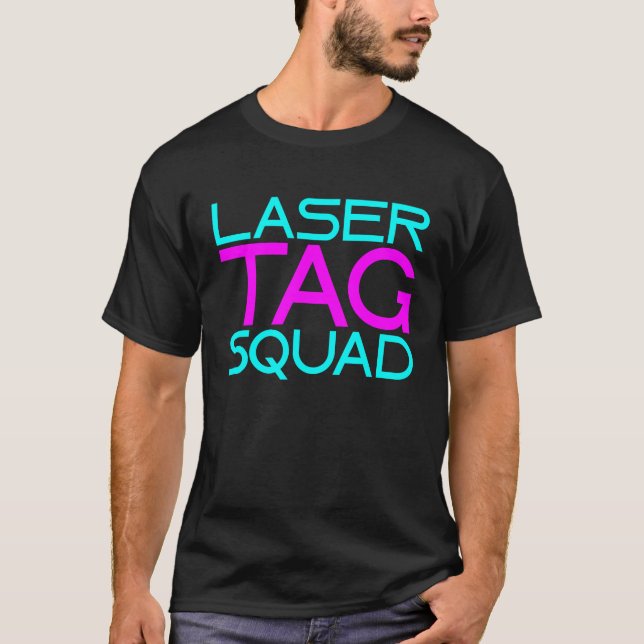 Camiseta Laser Tag Squad (Frente)