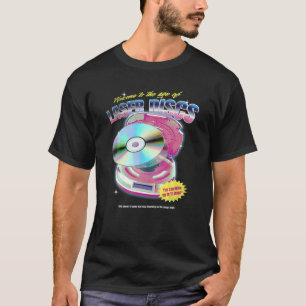 Camiseta LaserDisc Movie Night Video Vintage 80s 90s Tech M