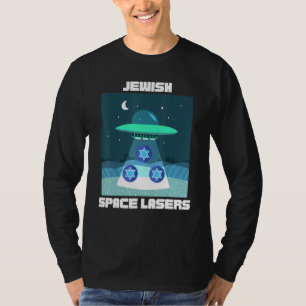 Camiseta Lasers Espaciais Judeus Ufo Estrela Voadora De Dav