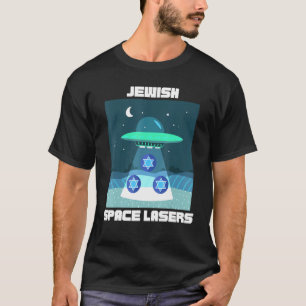 Camiseta Lasers Espaciais Judeus Ufo Estrela Voadora De Dav