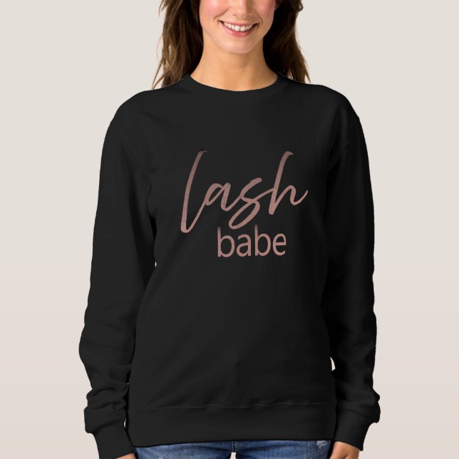 Camiseta Lash Babe Lash Artist Eyelash Lash Tech 1 (Frente)