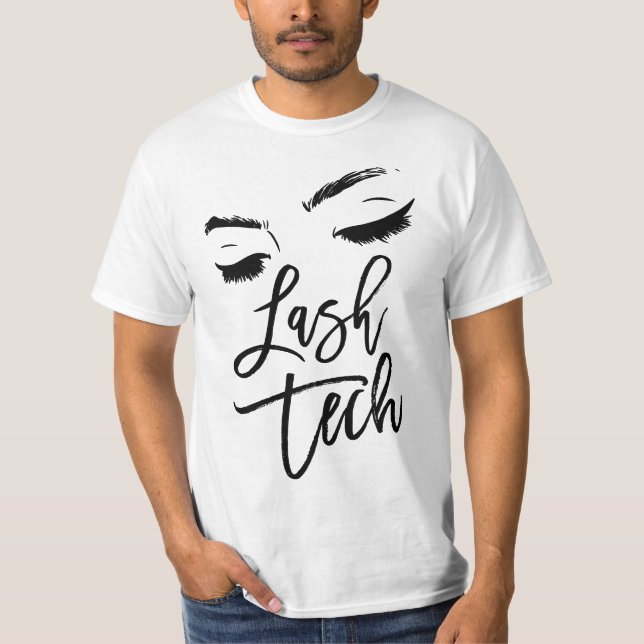 Camiseta Lash Technician Gift - Cosmetologist Lash Tech wom (Frente)