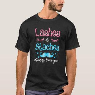 Camiseta Lashes Ou Mamães Adora Sua Revelação De Gênero