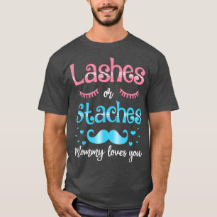 Camiseta Lashes Ou Mamães Adora Sua Revelação De Gênero