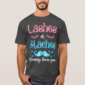 Camiseta Lashes Ou Mamães Adora Sua Revelação De Gênero
