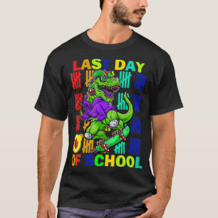 Camiseta Last Day Of School Funny Dinosaur Last Day Teacher