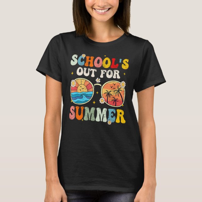 Camiseta Last Day Of School Schools Out For Summer Teacher_ (Frente)
