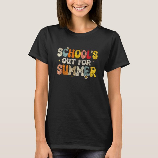 Camiseta Last Day of School Tie Dye School Graduation (Frente)