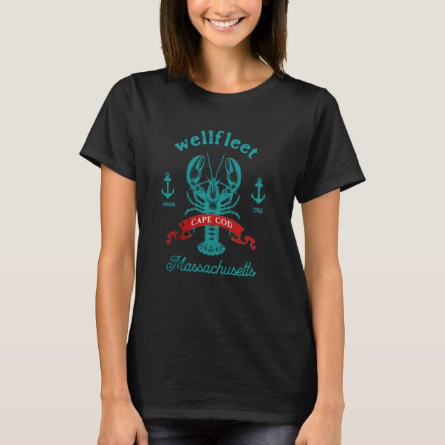 Camiseta Lastras de Wellfleet MA Cape Cod Massachusett (Frente)