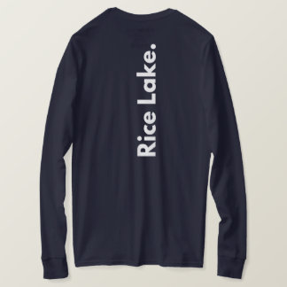 Camiseta Lata de manga longa do Rice Lake