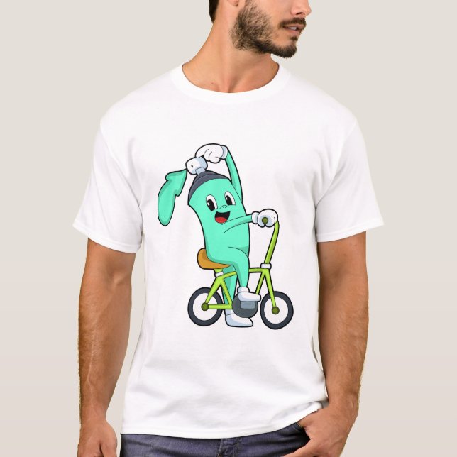 Camiseta Lata de pulverização com Bicicleta (Frente)