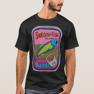 Camiseta Lata de Sardinha Peixe Sueco