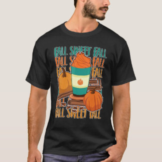 Camiseta Latão de Maçã-de-Pumpkin de Queda Doce