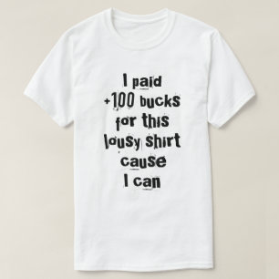 Camiseta latão de rico