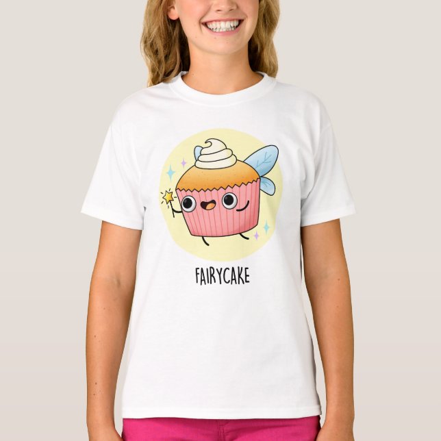 Camiseta Láteo, Peixe Funny Cupcake Pun (Frente)