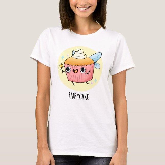 Camiseta Láteo, Peixe Funny Cupcake Pun (Frente)