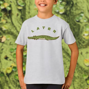 Camiseta Later Alligator Kids - Design Divertido d
