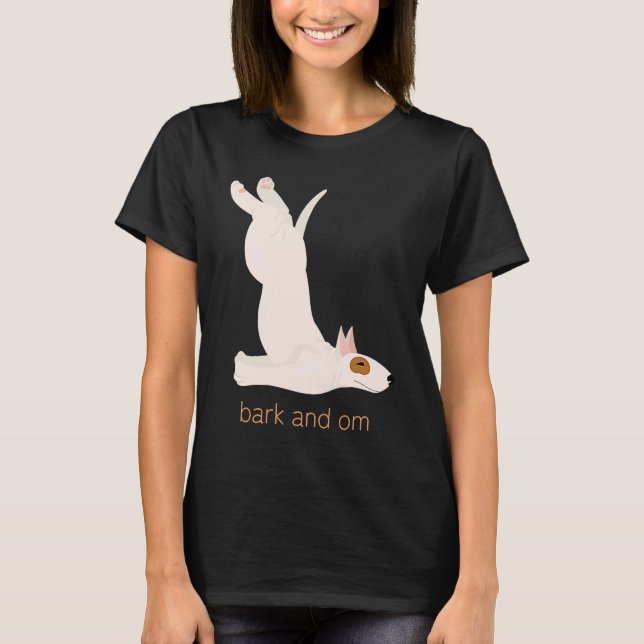 Camiseta Latido e Om para Cães e Ioga (Frente)