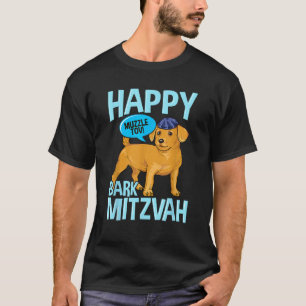 Camiseta Latido Mitzwa Cachorro lança Bar judeu engraçado M