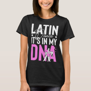 Camiseta Latim Dance Calçados Música Lições Iniciantes Work