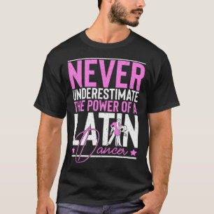 Camiseta Latim Dance Calçados Música Lições Iniciantes Work