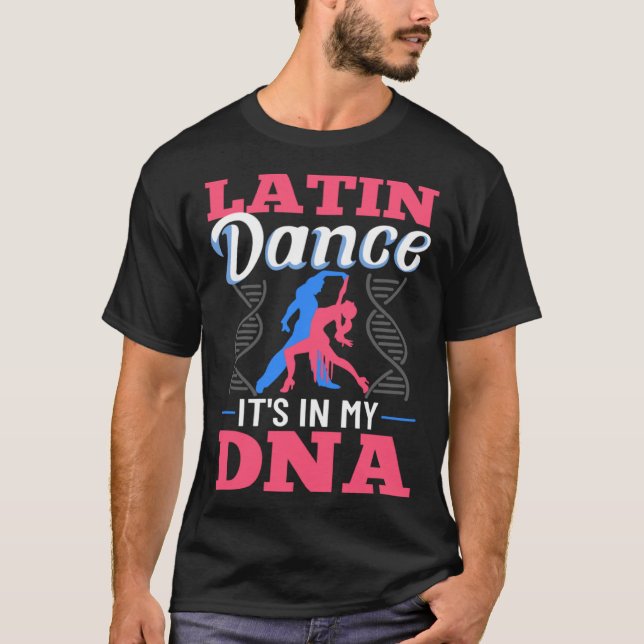 Camiseta Latin Dance Music Shoes Lessons Beginner Workout D (Frente)