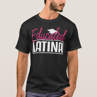 Camiseta Latina Graduação Presente Educado em Espanhol MSW 