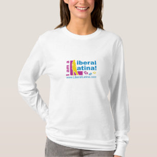 Camiseta Latina liberal mais o tamanho