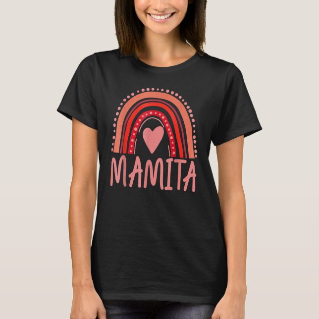 Camiseta Latina Mamita Mãe Dia de os namorados Legal Rai (Frente)